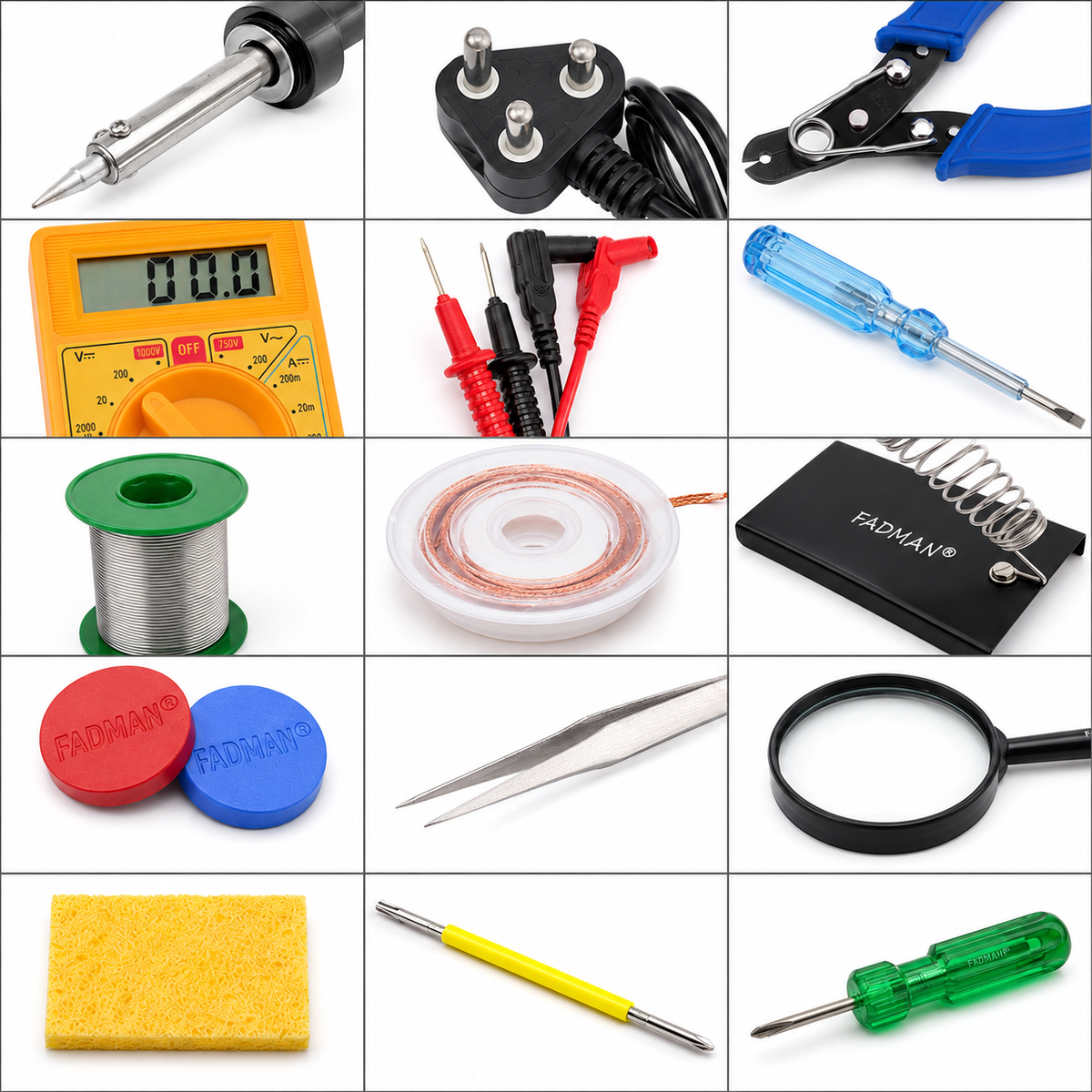 60W SOLDERING IRON KIT PACK OF 13