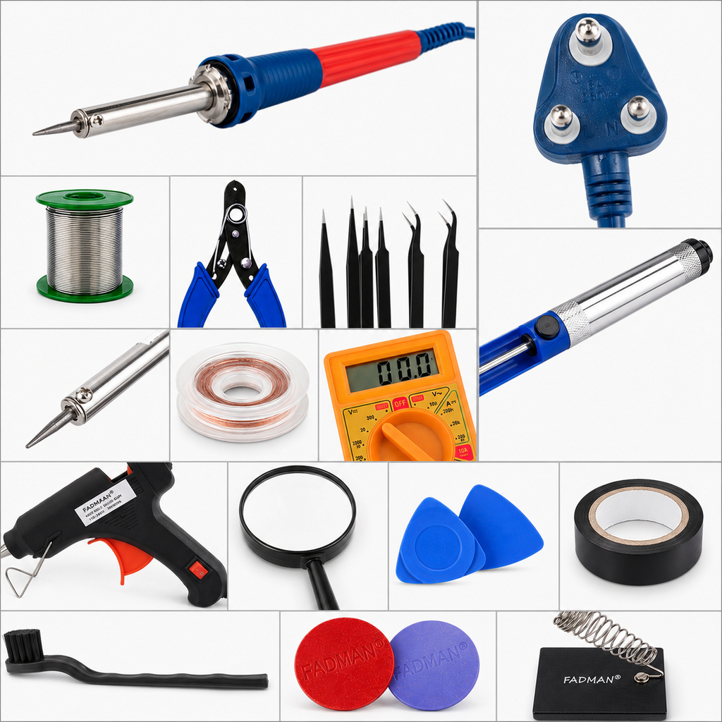 60W SOLDERING IRON KIT PACK OF 17