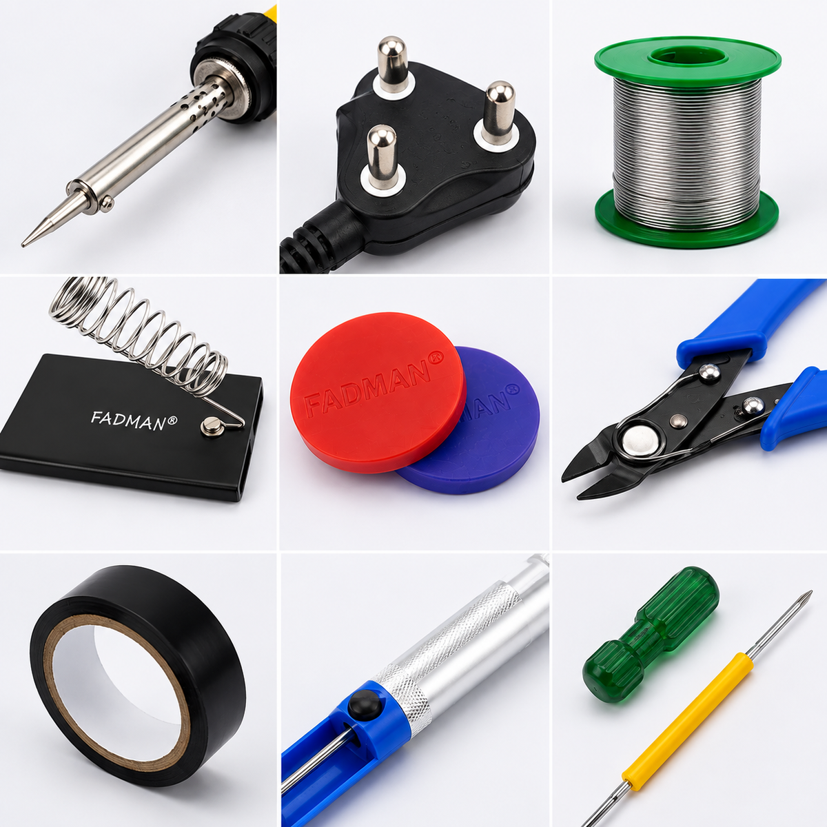 60W SOLDERING IRON KIT PACK OF 9