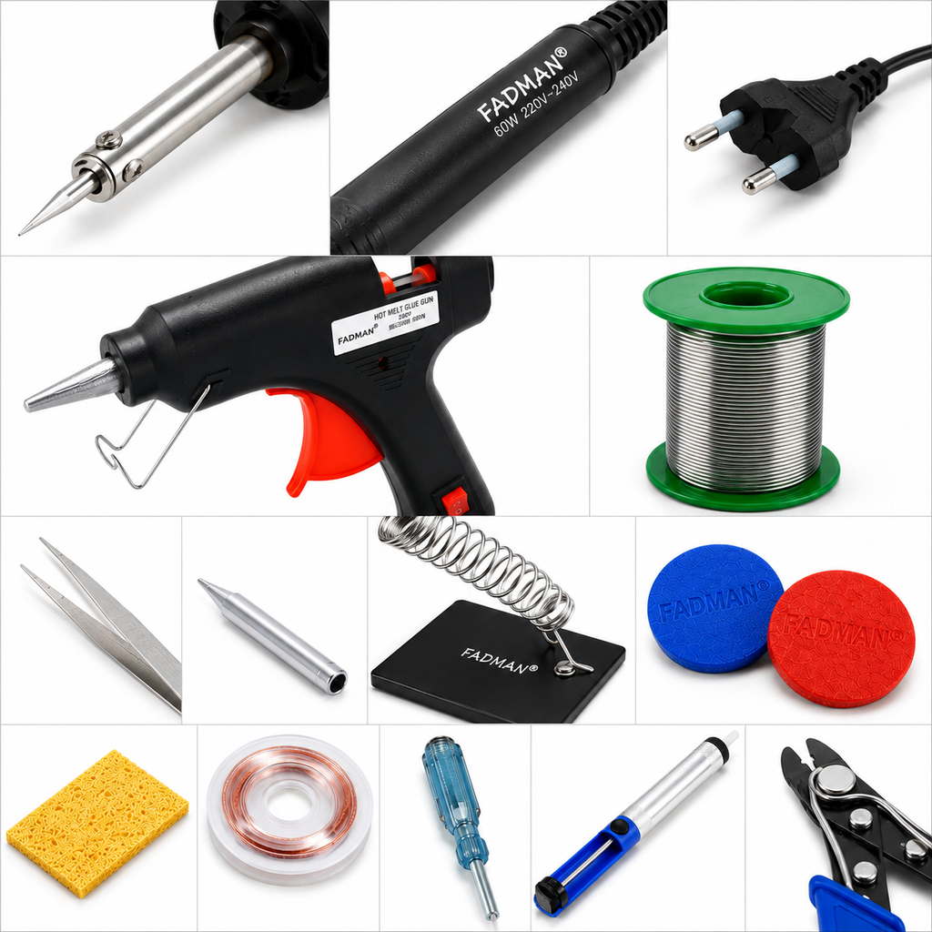 60W SOLDERING IRON KIT PACK OF 13