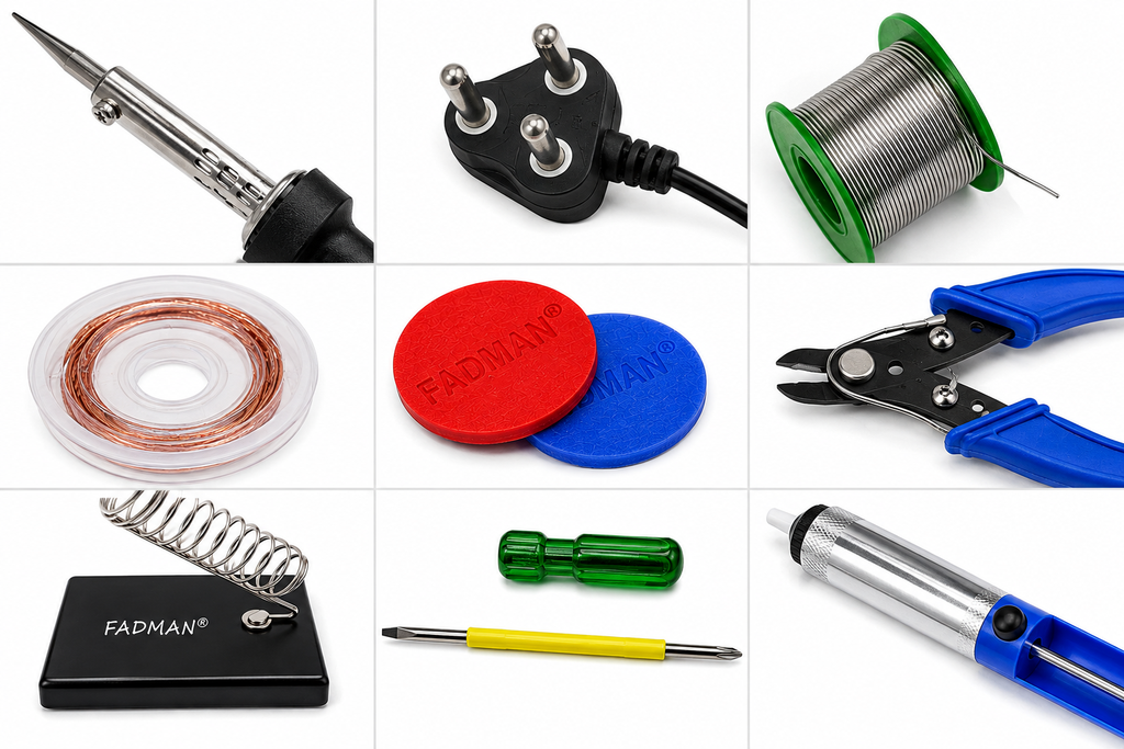 60W SOLDERING IRON KIT PACK OF 9