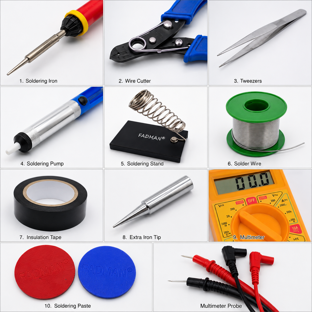 25W SOLDERING IRON KIT PACK OF 10