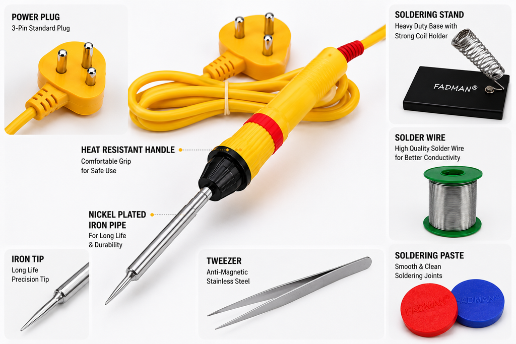 25W SOLDERING IRON KIT PACK OF 5