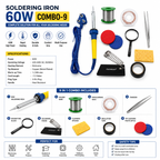 60W SOLDERING IRON KIT PACK OF 9