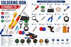 25W SOLDERING IRON KIT PACK OF 15