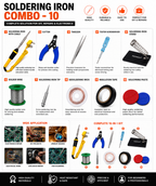 25W SOLDERING IRON KIT PACK OF 10