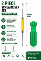 2-in-1 Screwdriver + Tester | Dual Purpose Electrical Tester Screwdriver | Insulated Handle for Home, Electrical & Repair Work