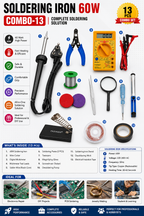 60W SOLDERING IRON KIT PACK OF 13