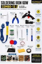 60W SOLDERING IRON KIT PACK OF 13