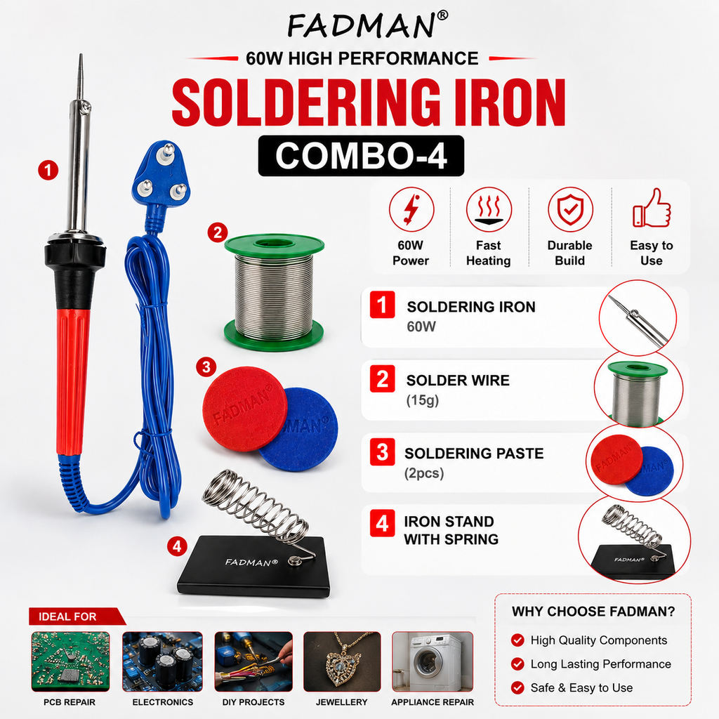 60W SOLDERING IRON KIT PACK OF 4
