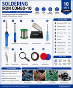 25W SOLDERING IRON KIT PACK OF 10