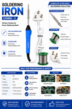 25W SOLDERING IRON KIT PACK OF 2