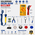 60W SOLDERING IRON KIT PACK OF 13
