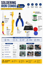 25W SOLDERING IRON KIT PACK OF 5