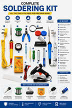 2 X SOLDERING IRON 25W  COMBO KIT PACK OF 14
