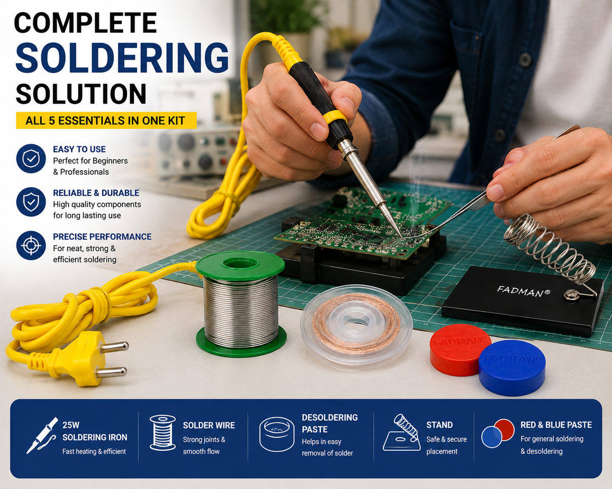 25W SOLDERING IRON KIT PACK OF 5
