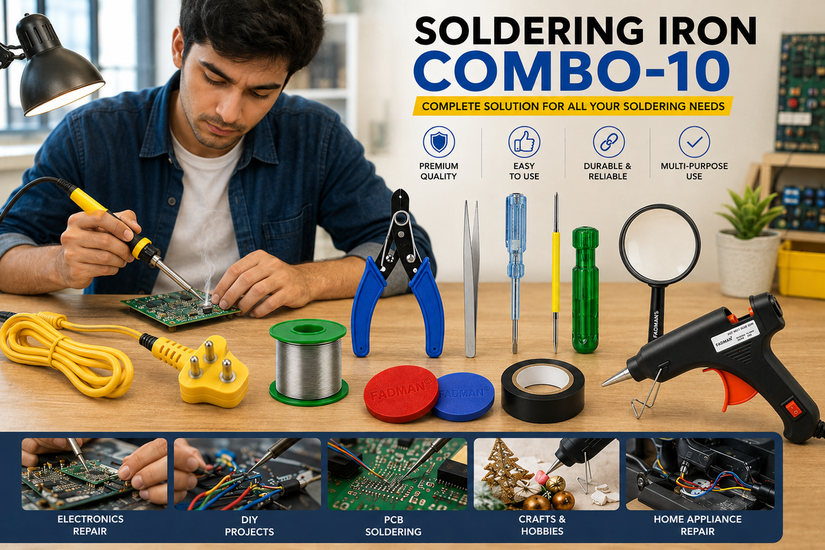 25W SOLDERING IRON KIT PACK OF 10