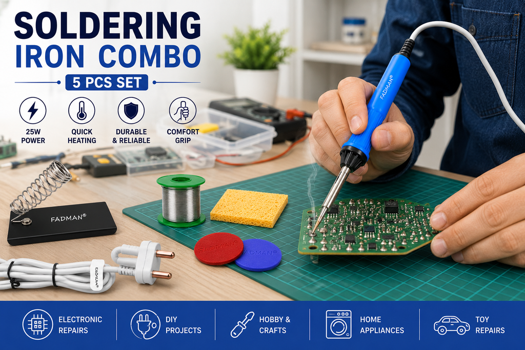 25W SOLDERING IRON KIT PACK OF 5