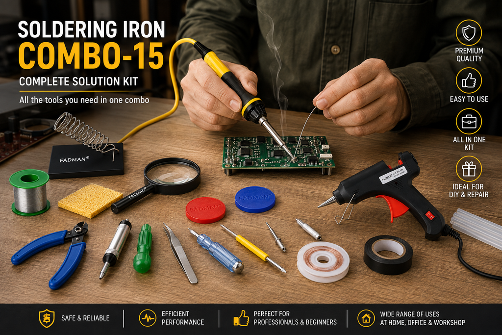 25W SOLDERING IRON KIT PACK OF 15