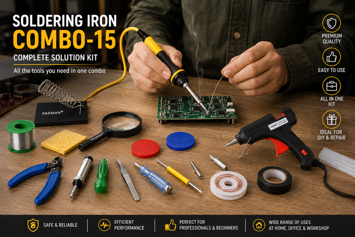 25W SOLDERING IRON KIT PACK OF 15