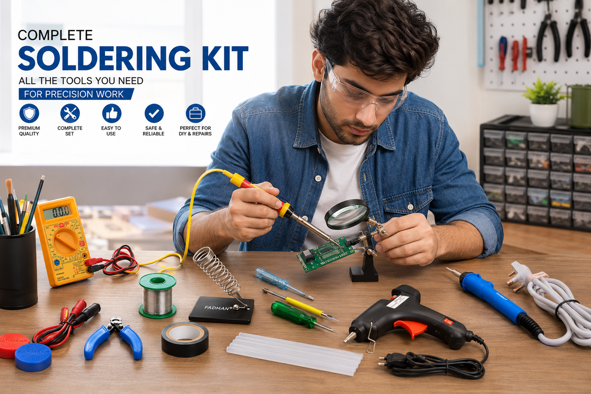 2 X SOLDERING IRON 25W  COMBO KIT PACK OF 14
