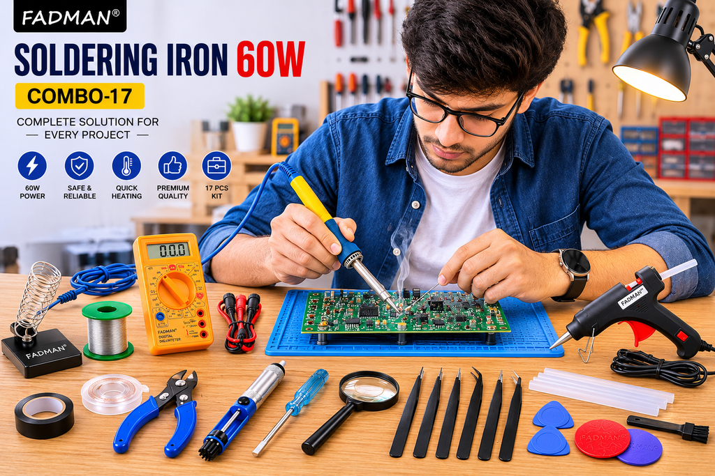 60W SOLDERING IRON KIT PACK OF 17