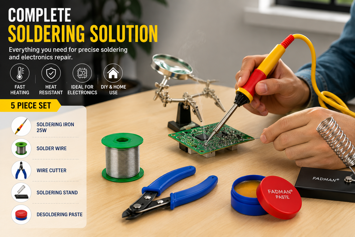 25W SOLDERING IRON KIT PACK OF 5