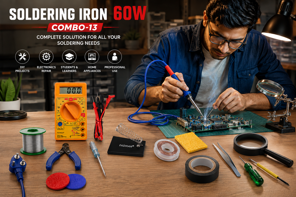 60W SOLDERING IRON KIT PACK OF 13