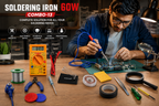 60W SOLDERING IRON KIT PACK OF 13