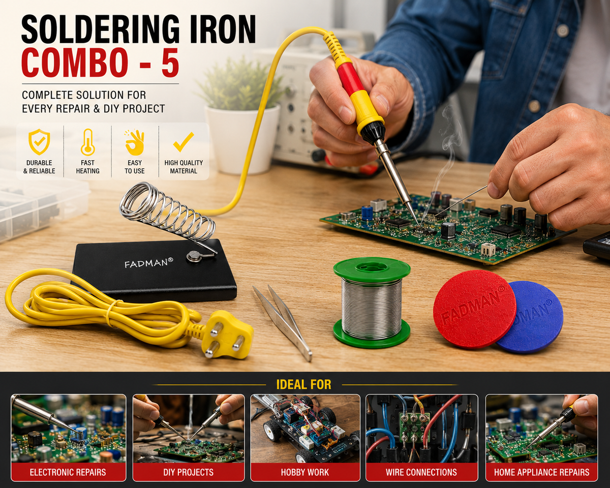 25W SOLDERING IRON KIT PACK OF 5