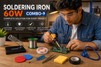 60W SOLDERING IRON KIT PACK OF 9