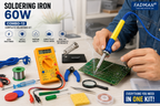 60W SOLDERING IRON KIT PACK OF 13