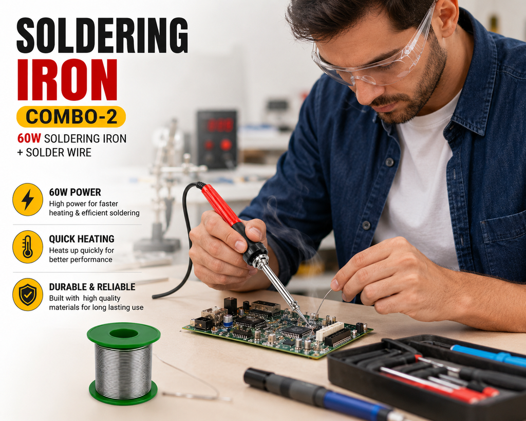 60W SOLDERING IRON KIT PACK OF 2