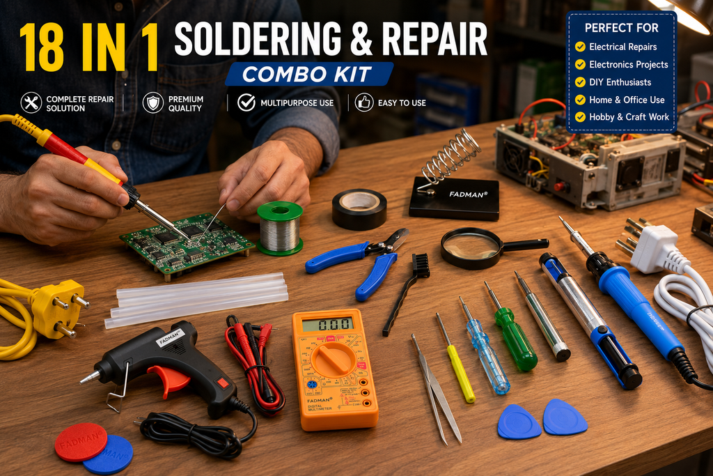 2 X SOLDERING IRON 25W  COMBO KIT PACK OF 18
