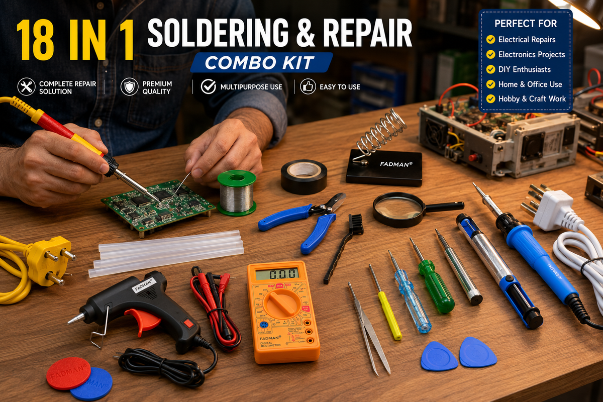 2 X SOLDERING IRON 25W  COMBO KIT PACK OF 18