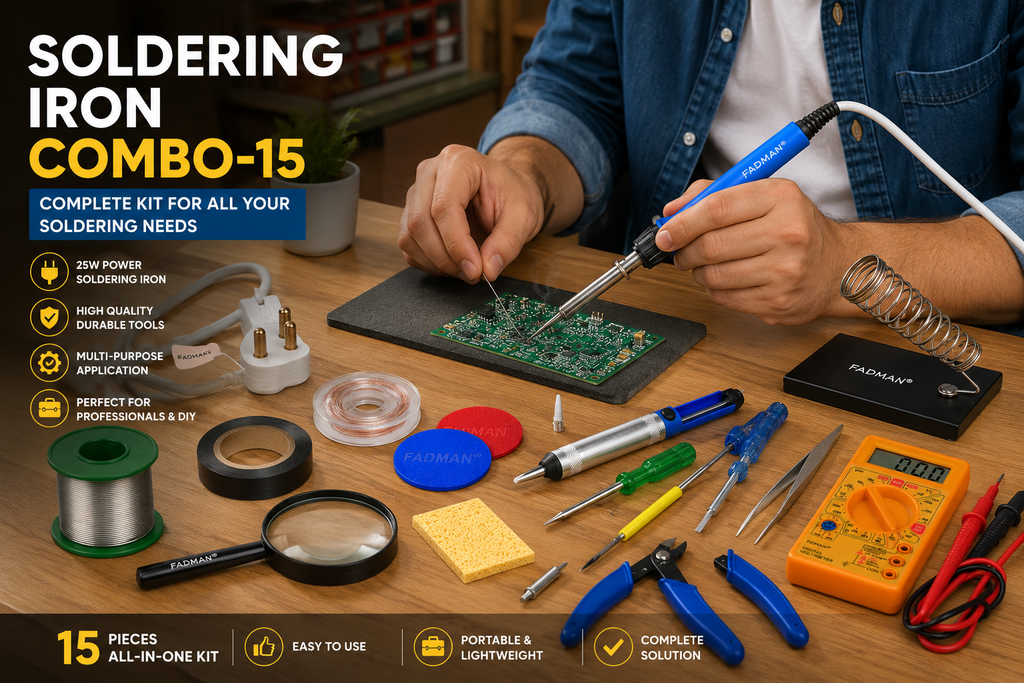 25W SOLDERING IRON KIT PACK OF 15