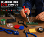 60W SOLDERING IRON KIT PACK OF 9