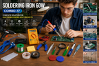 60W SOLDERING IRON KIT PACK OF 17