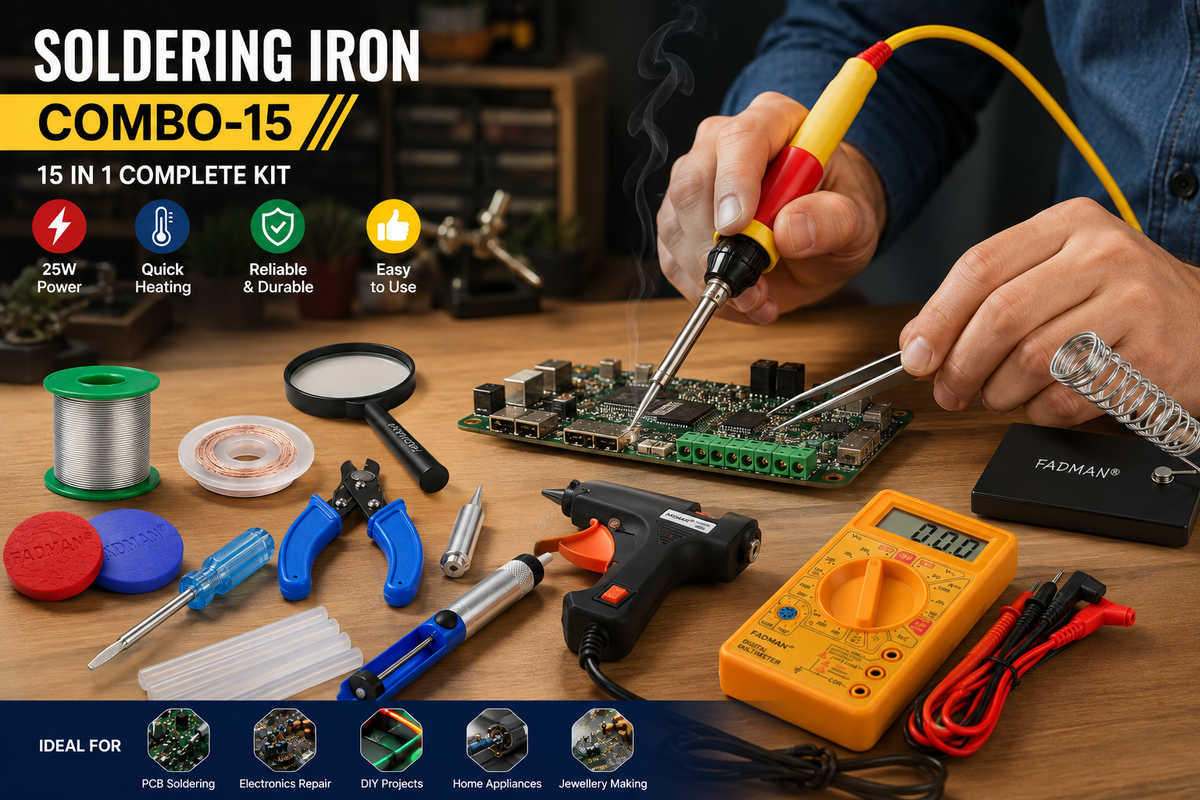 25W SOLDERING IRON KIT PACK OF 15