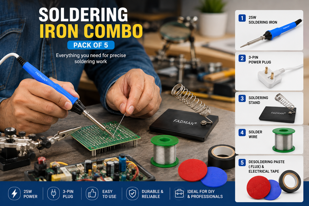 25W SOLDERING IRON KIT PACK OF 5