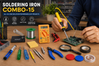 25W SOLDERING IRON KIT PACK OF 15