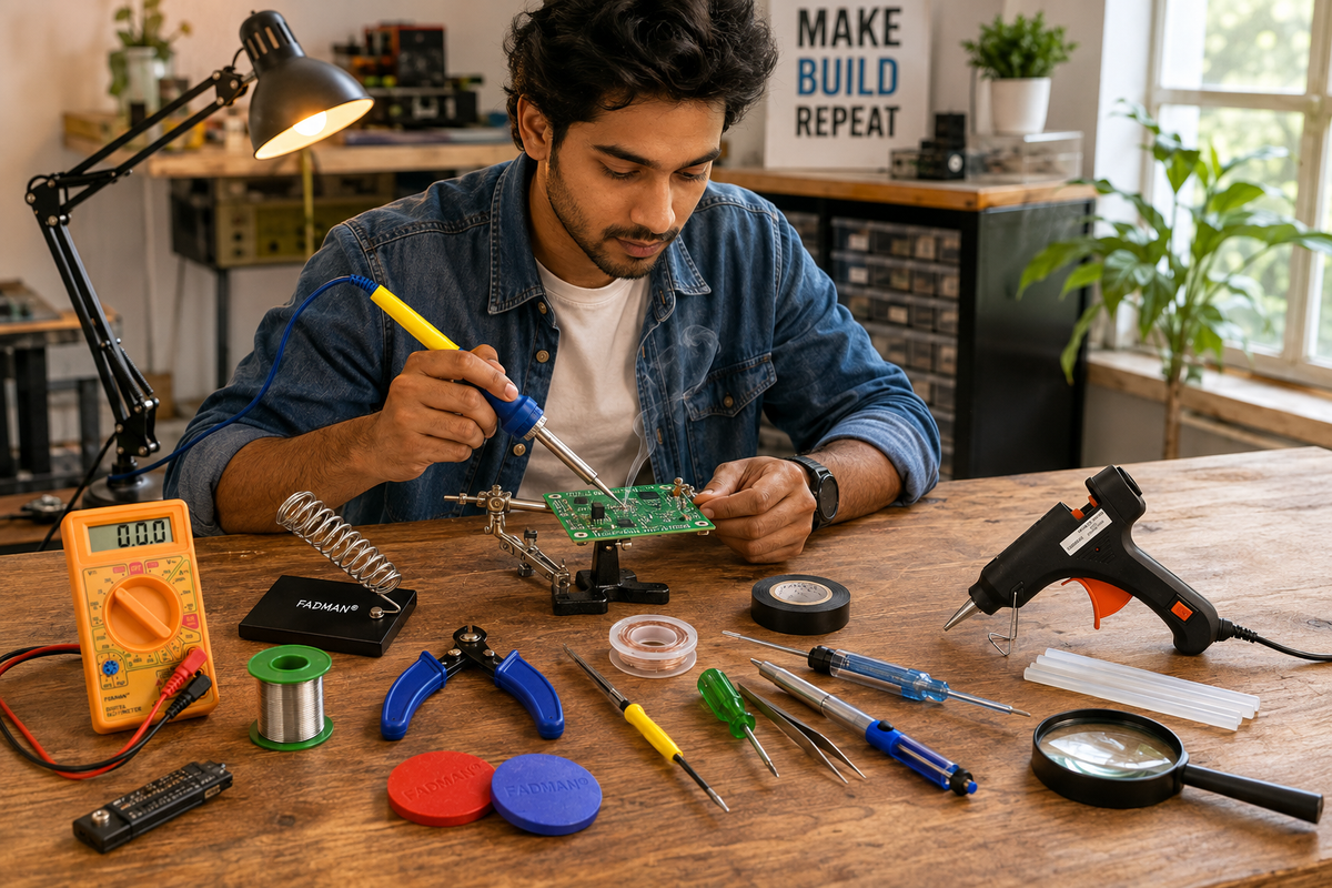 60W SOLDERING IRON KIT PACK OF 17