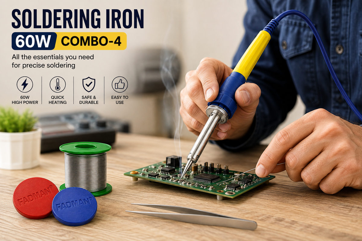 60W SOLDERING IRON KIT PACK OF 4
