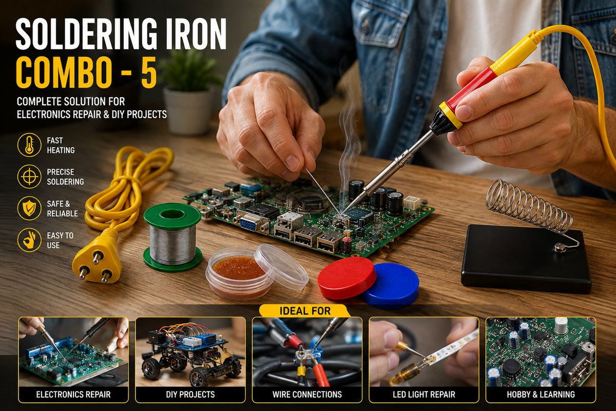 25W SOLDERING IRON KIT PACK OF 5