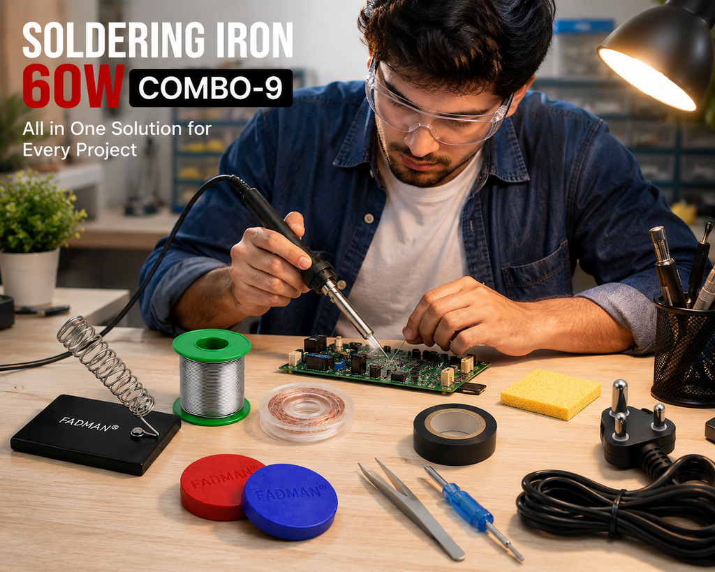 60W SOLDERING IRON KIT PACK OF 9