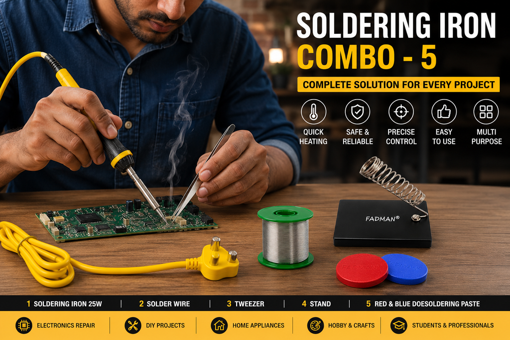 25W SOLDERING IRON KIT PACK OF 5