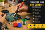 60W SOLDERING IRON KIT PACK OF 4