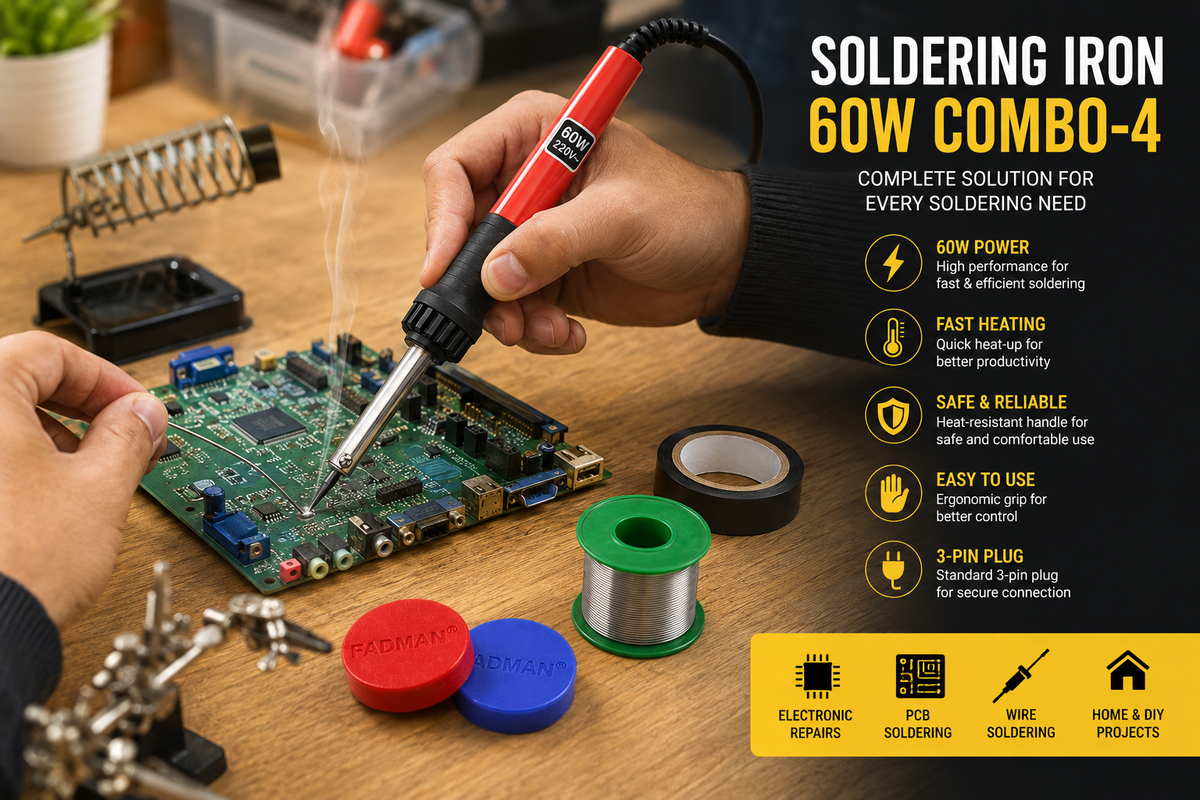 60W SOLDERING IRON KIT PACK OF 4