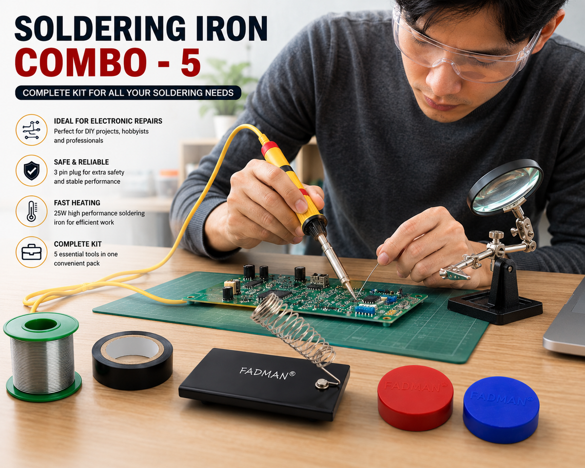25W SOLDERING IRON KIT PACK OF 5