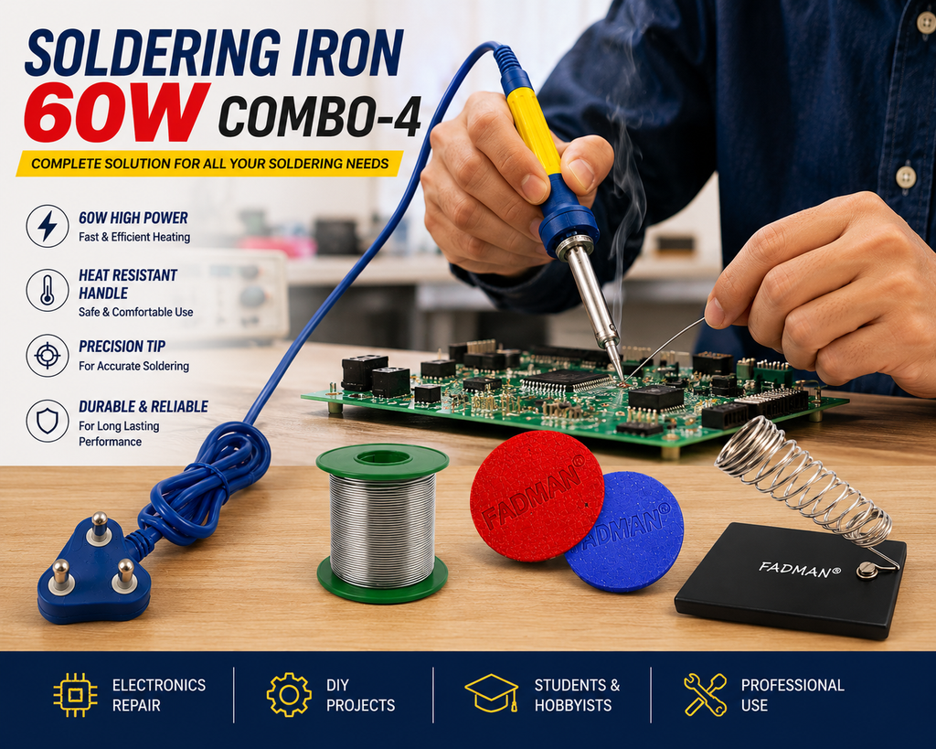 60W SOLDERING IRON KIT PACK OF 4